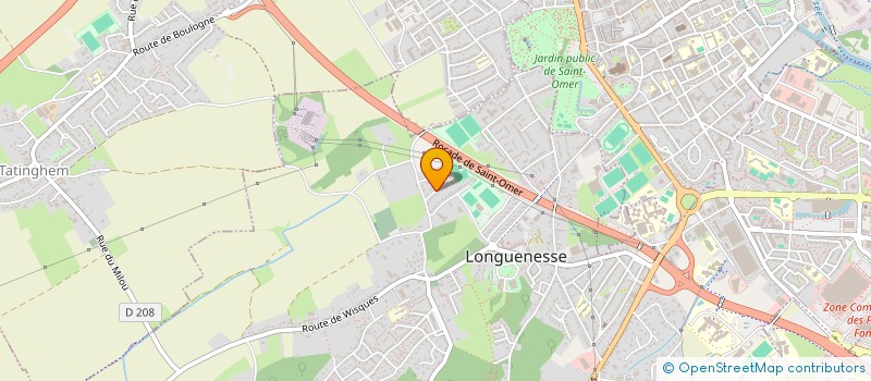 localisation de l'entreprise SCI LA GENESE  LONGUENESSE