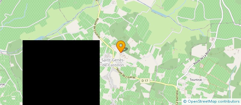 localisation de l'entreprise SCI LA GENESIENNE  SAINT-GENES-DE-CASTILLON