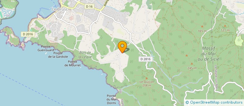 localisation de l'entreprise SCI LA GENETIERE à SIX-FOURS-LES-PLAGES