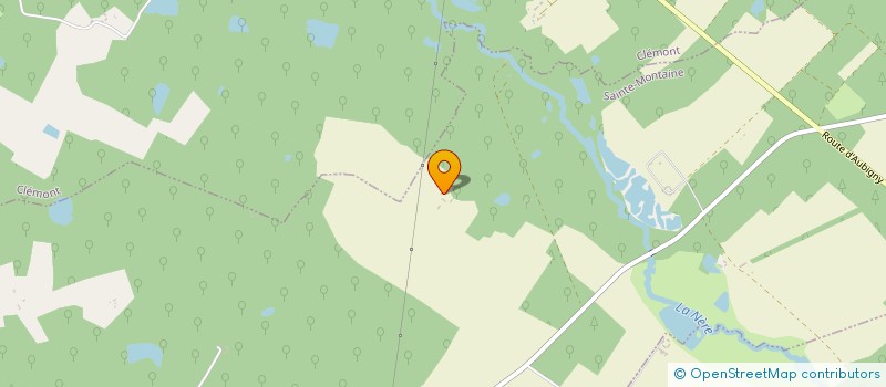 localisation de l'entreprise SCI LA GENETIERE DE LAURENT  AUBIGNY-SUR-NERE