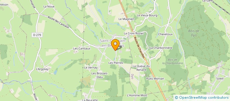 localisation de l'entreprise SCI LA GENETTE à VARENNES-SOUS-DUN