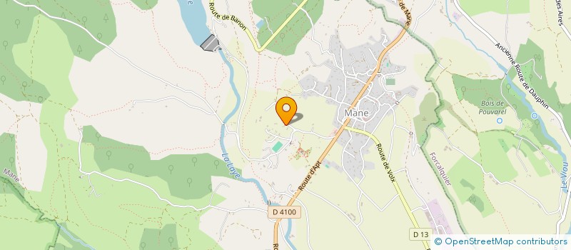 localisation de l'entreprise SCI LA GENEVRIERE  FORCALQUIER