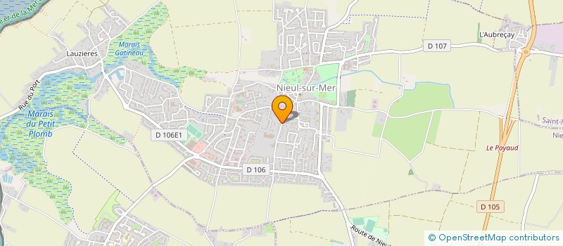 localisation de l'entreprise SCI LA GENILLIIERE  L'HOUMEAU