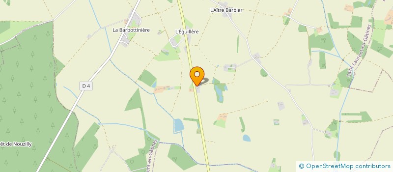 localisation de l'entreprise SCI LA GENNETOUZIERE  SAINT-LAURENT-EN-GATINES