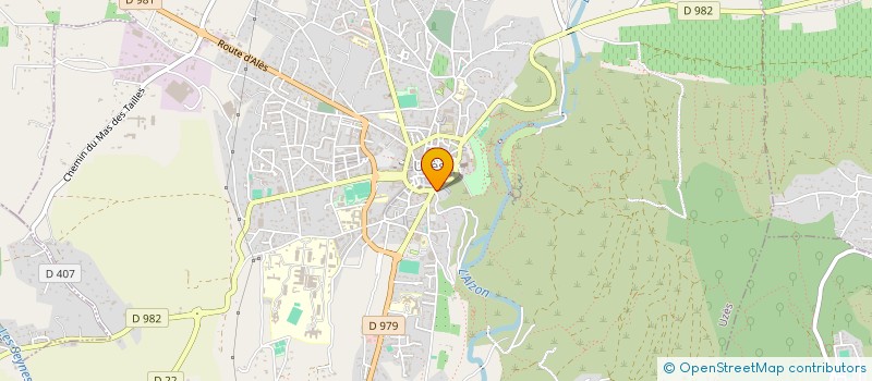 localisation de l'entreprise SCI LA GENTIANE JAUNE  UZES