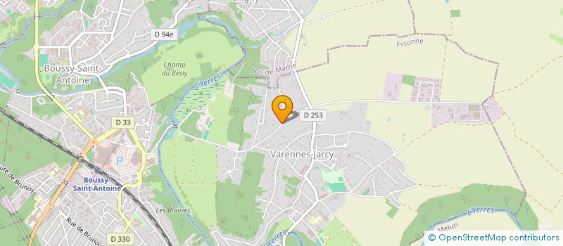 localisation de l'entreprise SCI LA GENTILHOMMIERE  VARENNES-JARCY