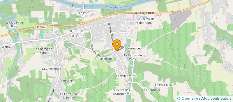 localisation de l'entreprise SCI LA GENTILHOMMIERE  SAINT-GEORGES-SUR-CHER