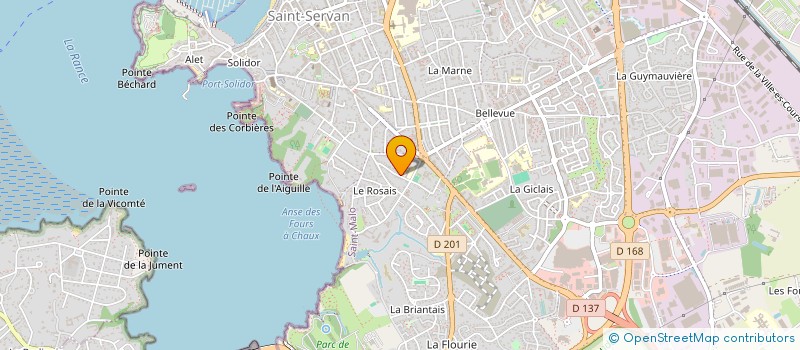 localisation de l'entreprise SCI LA GENTILLERIE  SAINT-MALO