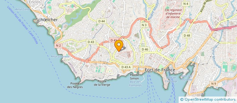 localisation de l'entreprise SCI LA GEODE à FORT-DE-FRANCE