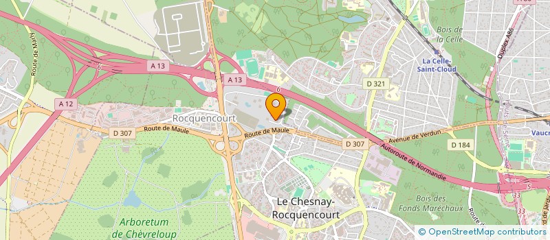 localisation de l'entreprise SCI LA GERARDIERE à LE CHESNAY-ROCQUENCOURT
