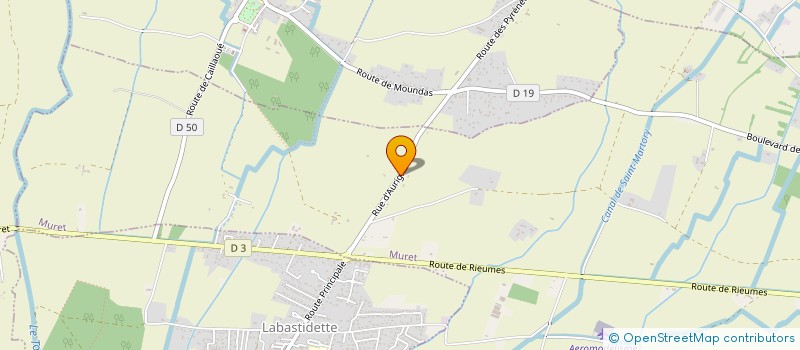 localisation de l'entreprise SCI LA GERBOISE  MURET