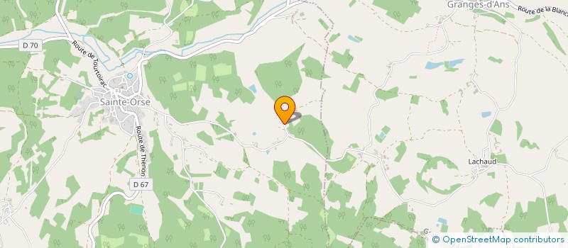 localisation de l'entreprise SCI LA GERMINIE  SAINTE-ORSE