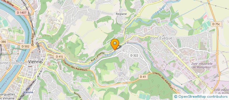 localisation de l'entreprise SCI LA GERS à VIENNE
