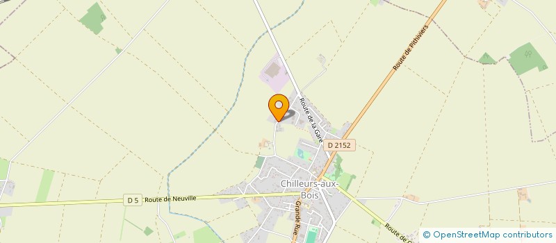 localisation de l'entreprise SCI LA GERVAISE à CHILLEURS-AUX-BOIS