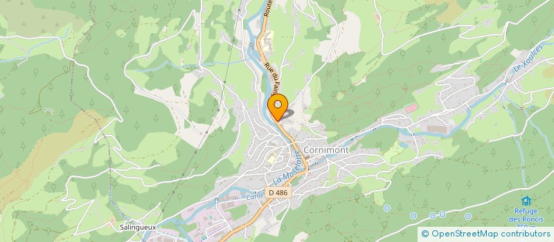 localisation de l'entreprise SCI LA GESSE  CORNIMONT