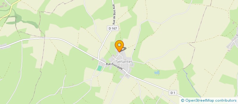 localisation de l'entreprise SCI LA GEULLARDIERE  SENANTES