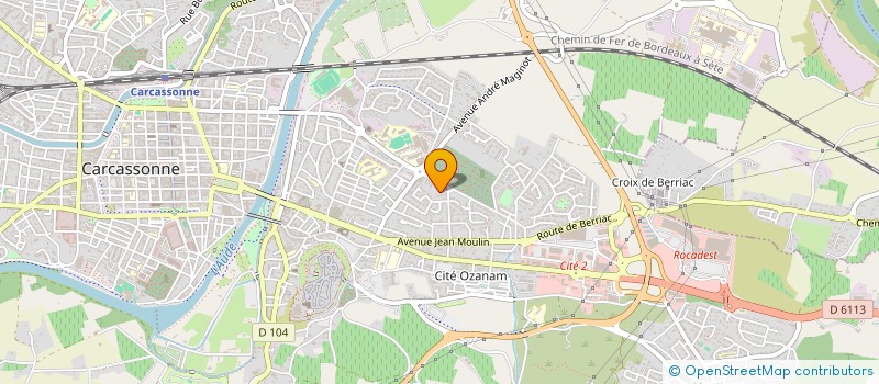 localisation de l'entreprise SCI LA GINESTA à CARCASSONNE