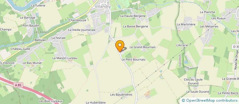 localisation de l'entreprise SCI LA GIRAUDIERE à VILLANDRY