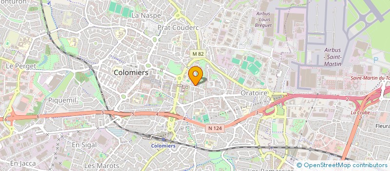 localisation de l'entreprise SCI LA GIRELLE à COLOMIERS