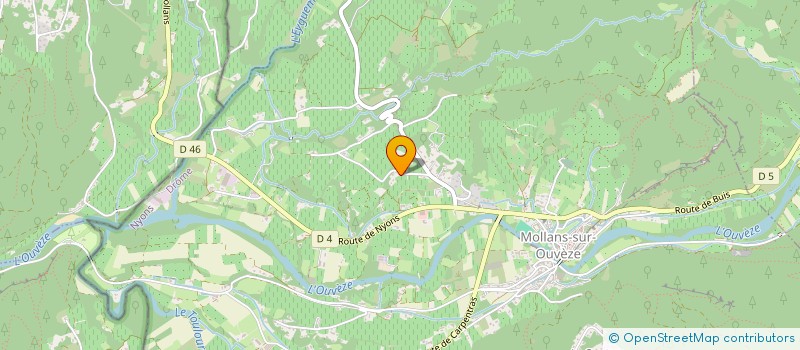 localisation de l'entreprise SCI LA GIRELLE  MOLLANS-SUR-OUVEZE