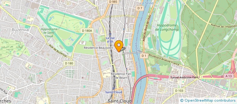 localisation de l'entreprise SCI LA GIROLLE FORESTIERE à SAINT-CLOUD