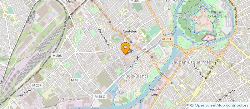 localisation de l'entreprise SCI LA GIRONDE  HALLENNES-LEZ-HAUBOURDIN