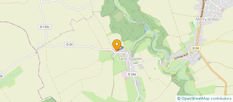 localisation de l'entreprise SCI LA GLACIERE  SAINT-SUPPLET