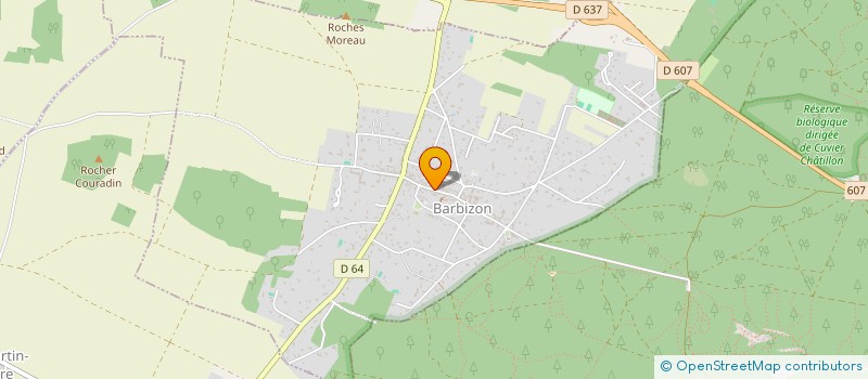 localisation de l'entreprise SCI LA GLISSE  BARBIZON