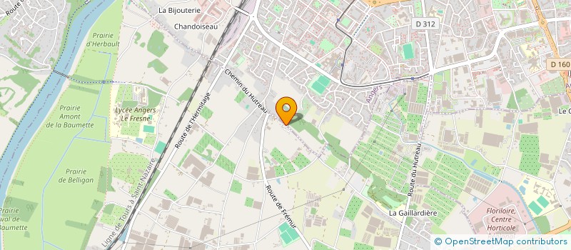 localisation de l'entreprise SCI LA GLORIETTE  SAINTE-GEMMES-SUR-LOIRE