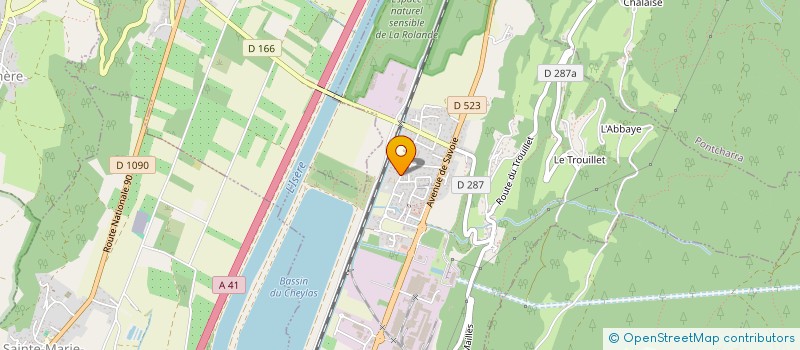 localisation de l'entreprise SCI LA GLYCINE  LE CHEYLAS