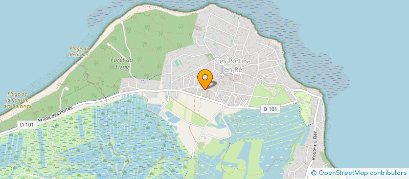 localisation de l'entreprise SCI LA GLYCINE  LES PORTES-EN-RE