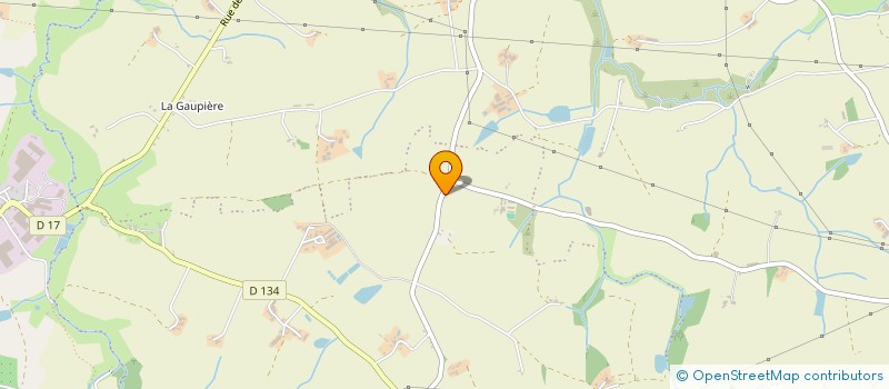 localisation de l'entreprise SCI LA GODINIERE  BEAUPREAU-EN-MAUGES