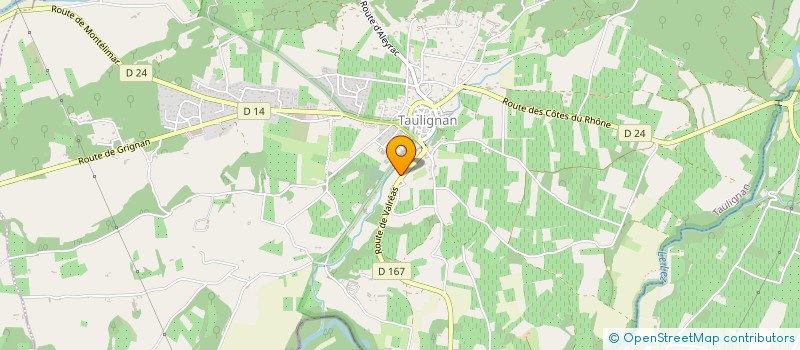 localisation de l'entreprise SCI LA GOELETTE  TAULIGNAN