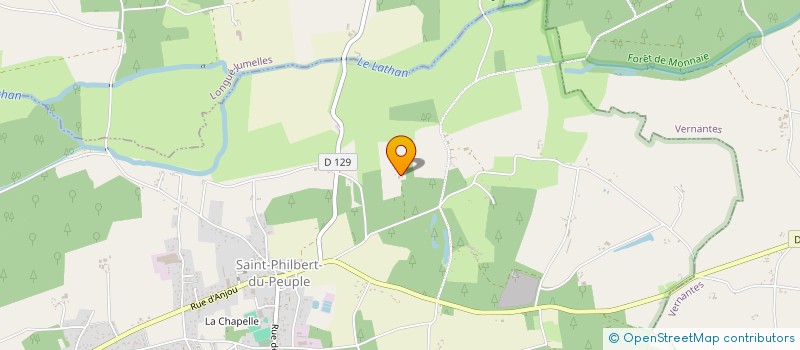 localisation de l'entreprise SCI LA GOLDERAIE  LONGUE-JUMELLES