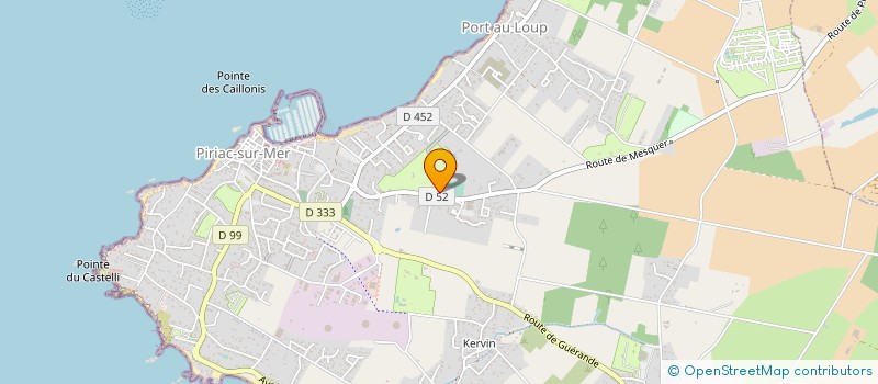 localisation de l'entreprise SCI LA GOLENE  PIRIAC-SUR-MER