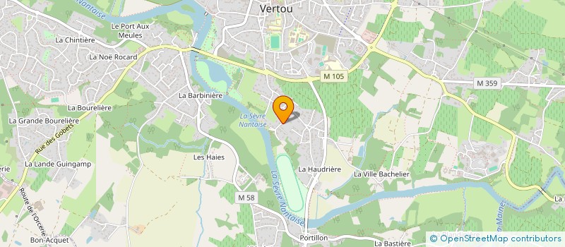 localisation de l'entreprise SCI LA GOMBERGERE  VERTOU