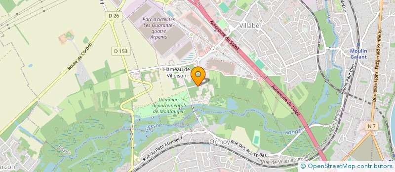 localisation de l'entreprise SCI LA GOMBOLTIERE  VILLABE