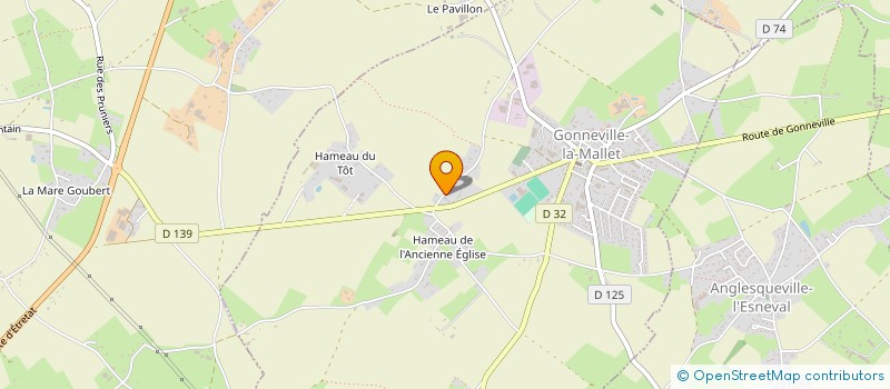 localisation de l'entreprise SCI LA GONNEVILLAISE  GONNEVILLE-LA-MALLET