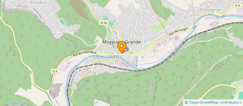 localisation de l'entreprise SCI LA GORZIALE  MOYEUVRE-GRANDE