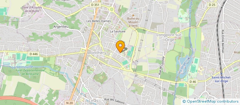 localisation de l'entreprise SCI LA GOUJARDIERE  MONTLHERY