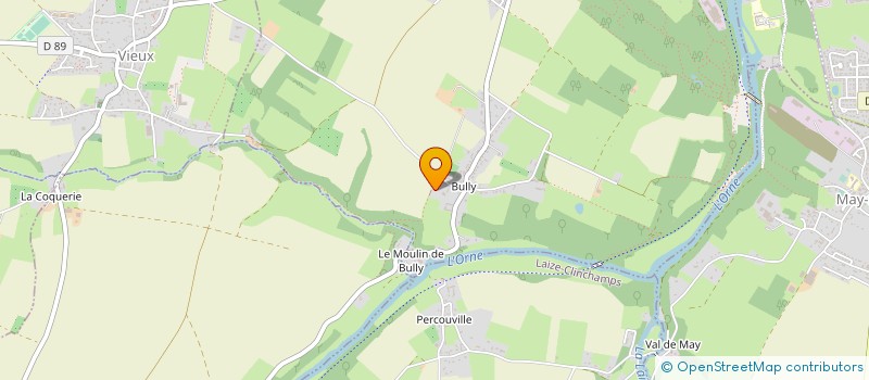 localisation de l'entreprise SCI LA GOULE PIATE  FEUGUEROLLES-BULLY