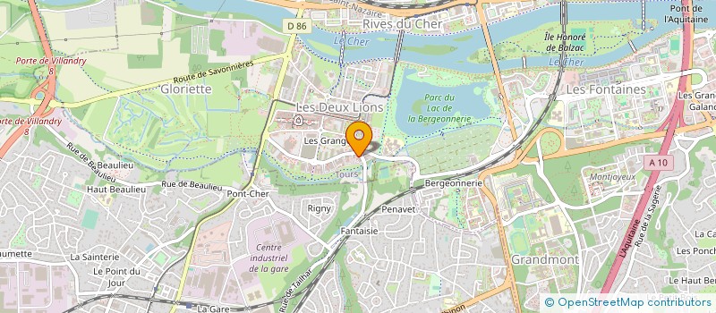 localisation de l'entreprise SCI LA GOULETTE  TOURS