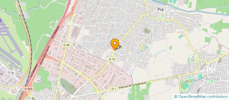 localisation de l'entreprise SCI LA GOULETTE  PIA