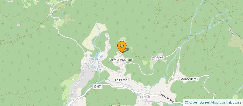 localisation de l'entreprise SCI LA GOULOTTE  FRESSE