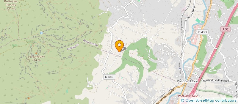 localisation de l'entreprise SCI LA GOUORGO  AUBAGNE