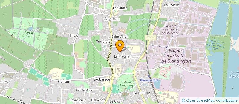 localisation de l'entreprise SCI LA GOURAUDIERE à BLANQUEFORT