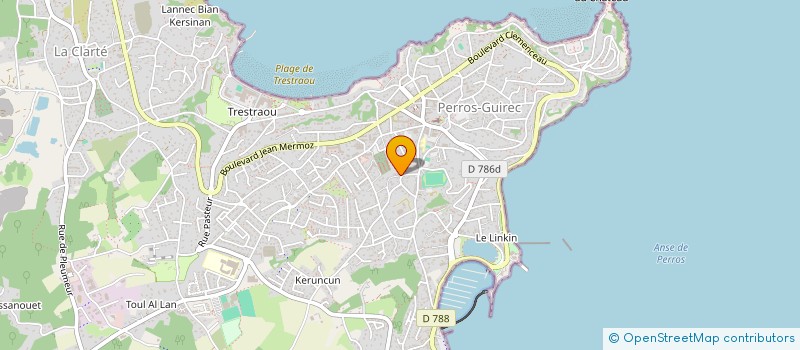 localisation de l'entreprise SCI LA GOURHANEZ  PERROS-GUIREC