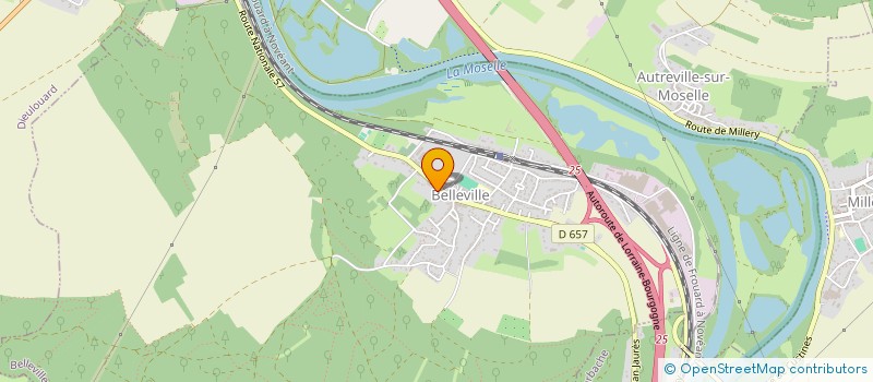 localisation de l'entreprise SCI LA GOYOTTE à BELLEVILLE