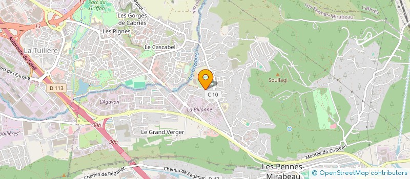 localisation de l'entreprise SCI LA GRACIEUSE à LES PENNES-MIRABEAU