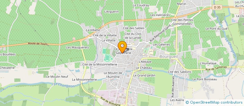localisation de l'entreprise SCI LA GRAINETERIE à BOURGUEIL